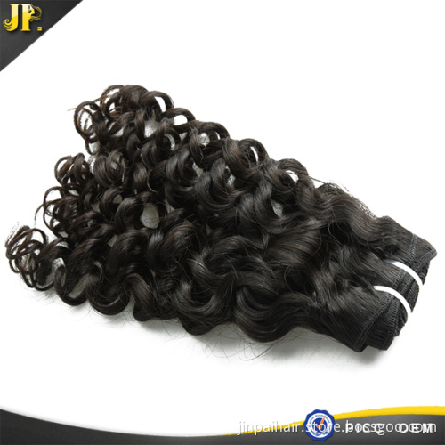 Double Layers Mongolian Human Hair 8A Jerry Curl Hair Weft